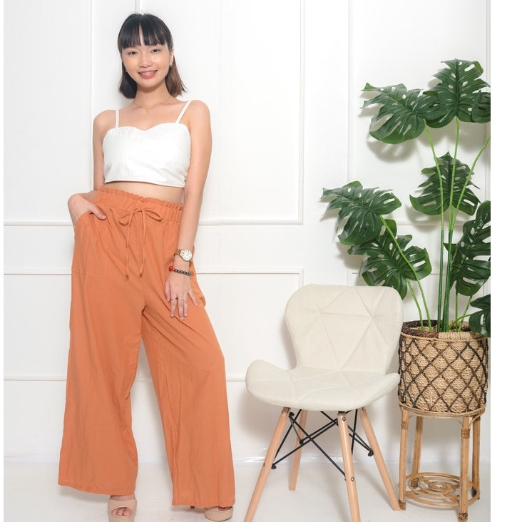 Wide Leg Linen Pants (Buy1Take1FREE)