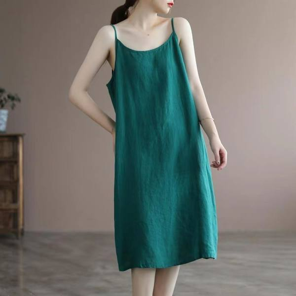 ALEXA COTTON LINEN DRESS (BUY2TAKE1FREE)