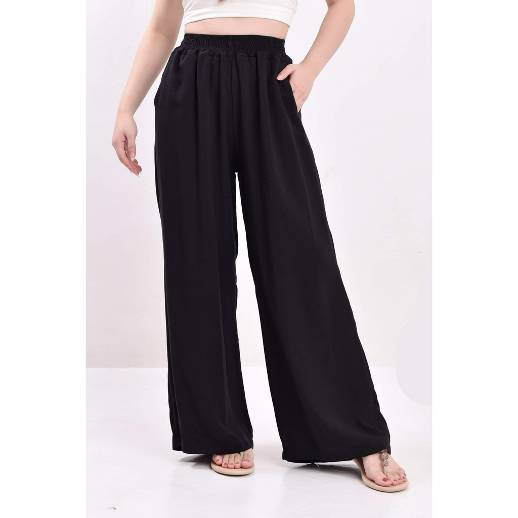 SOFT LINEN WIDE LEG PANTS (Buy2Take1FREE)