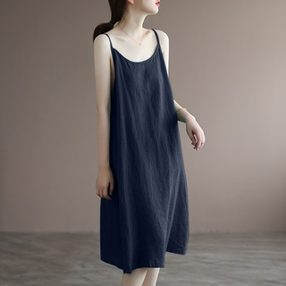ALEXA COTTON LINEN DRESS (BUY2TAKE1FREE)