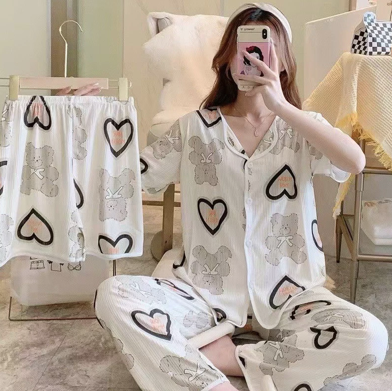 3-IN-1 KOREAN SLEEPWEAR SET (BUY 1 TAKE 1)