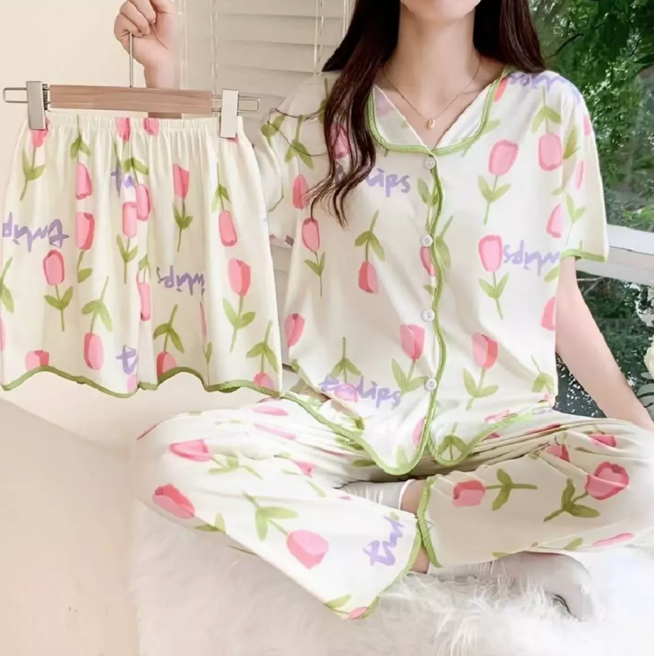 3-IN-1 KOREAN SLEEPWEAR SET (BUY 1 TAKE 1)