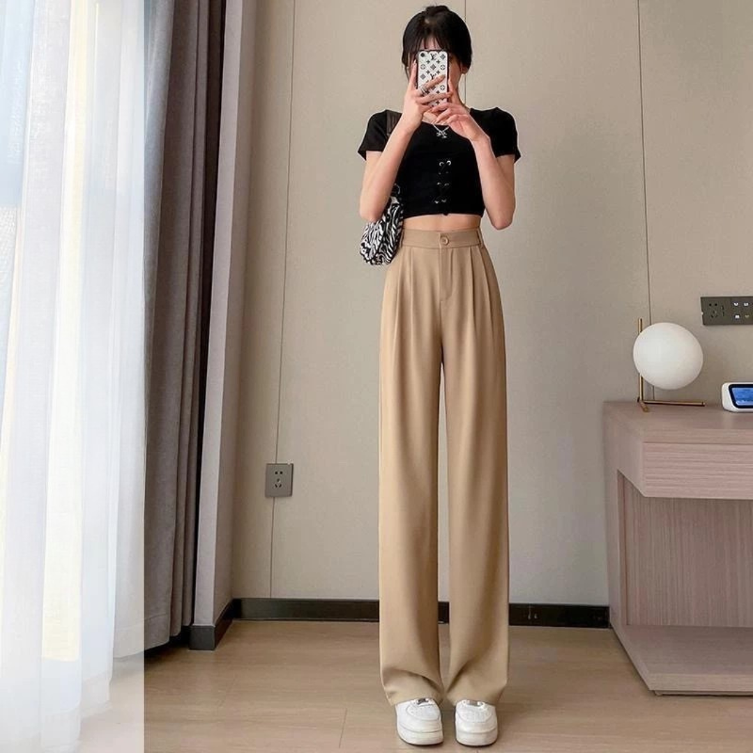 HIGHWAIST KOREAN SLACKS BUY 1 TAKE 1 FREE