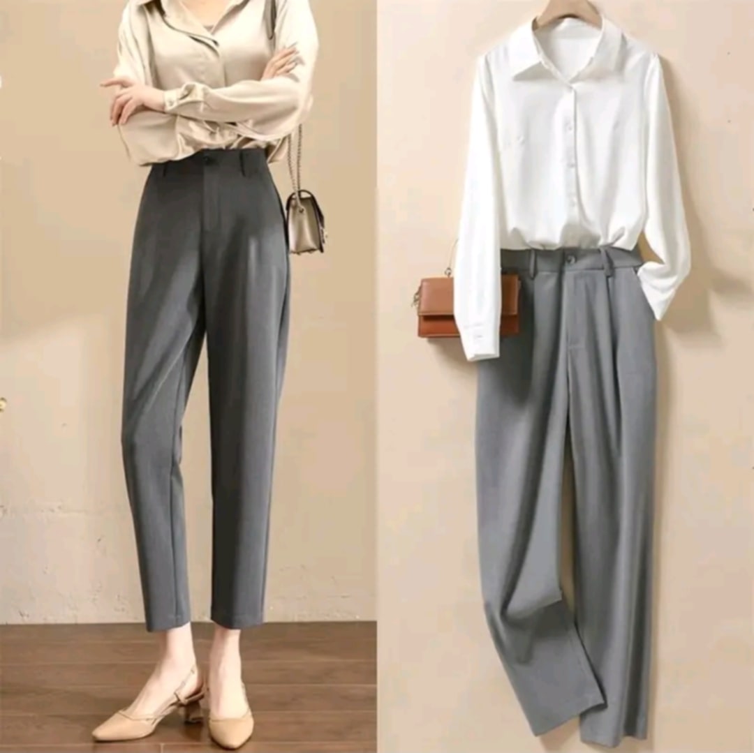 HIGH WAIST KOREAN SLACKS BUY 2 TAKE 1 FREE