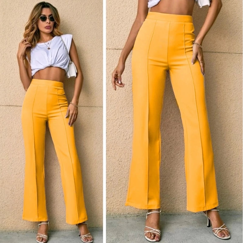 MICHAELA HIGH WAISTED FLARE PANTS (BUY 1 TAKE 1 FREE)