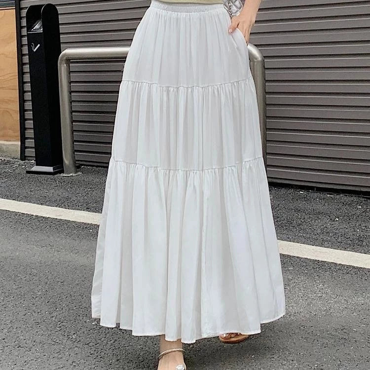 BREATHABLE COTTON MAXI SKIRT (BUY 1 TAKE 1)