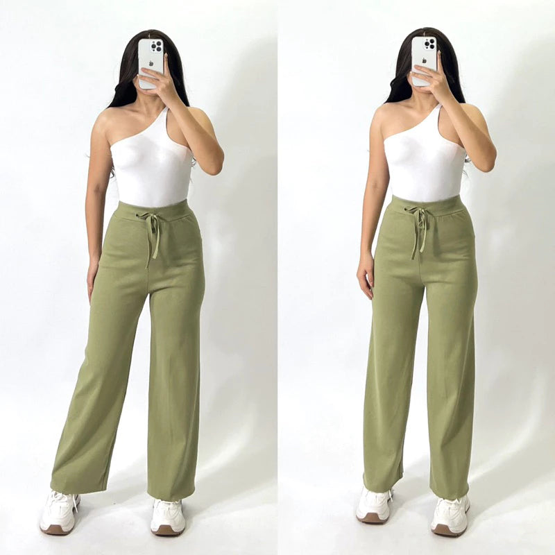 2025 KOREAN HIGHWAIST COTTON PANTS (BUY1TAKE1FREE)