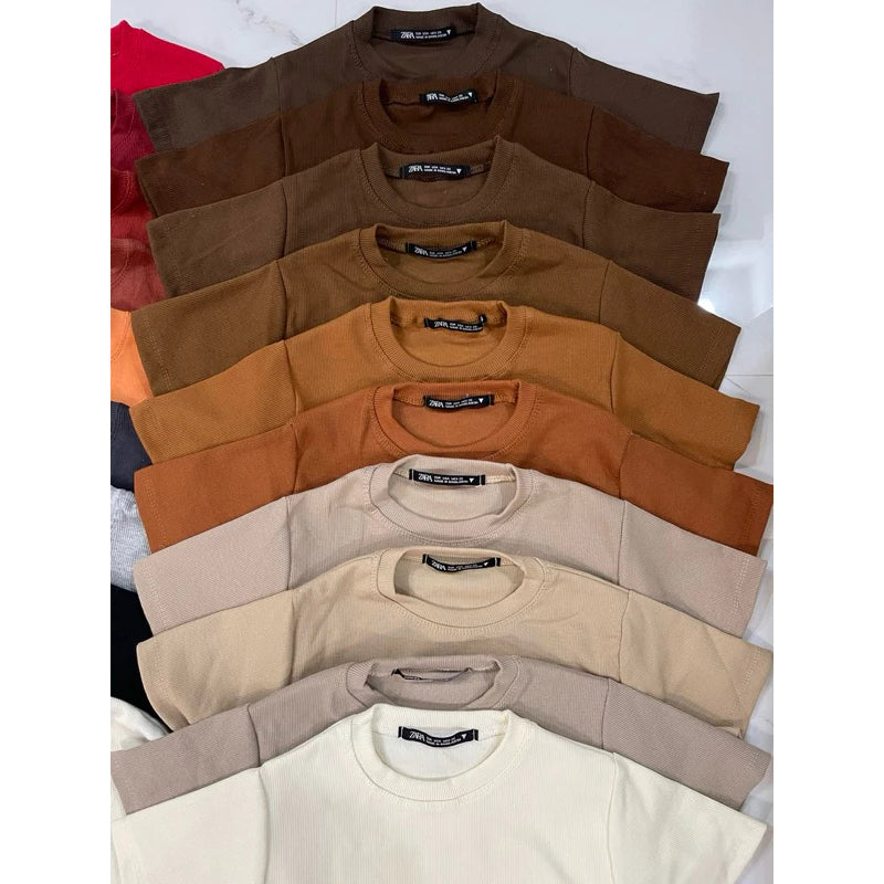 UNIQLO INSPIRED PLAIN 100% COTTON TOPS BUY 2 TAKE 1 FREE