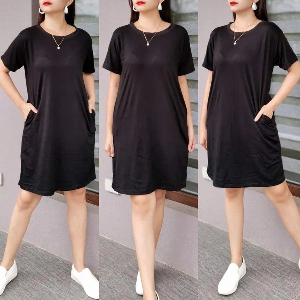 AMANDA BREATHABLE LOOSE DRESS (BUY1TAKE1FREE)