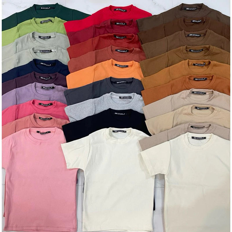 UNIQLO INSPIRED PLAIN 100% COTTON TOPS BUY 2 TAKE 1 FREE