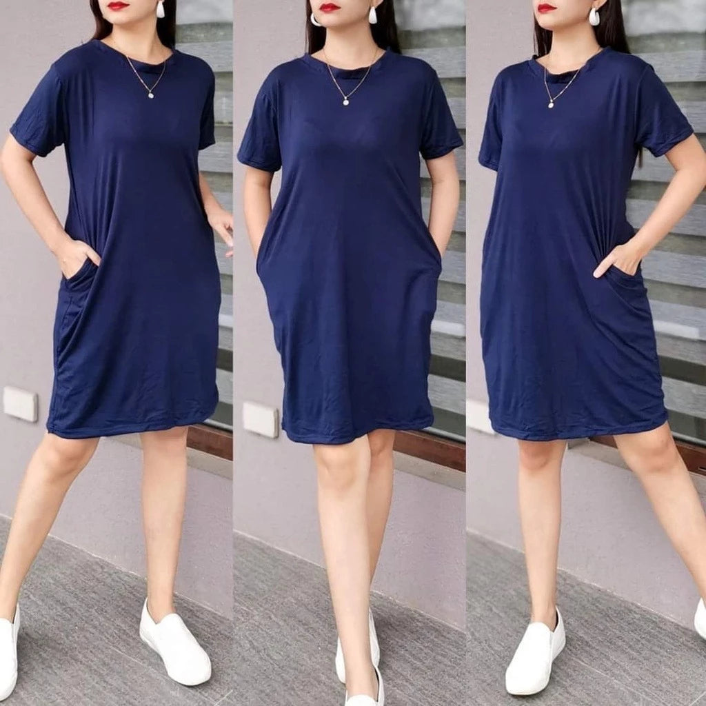 AMANDA BREATHABLE LOOSE DRESS (BUY1TAKE1FREE)