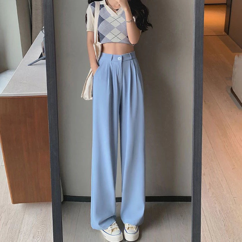 HIGHWAIST KOREAN SLACKS BUY 1 TAKE 1 FREE