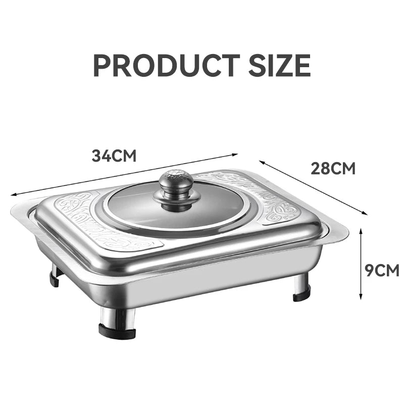 6 SET HOLIDAY PREMIUM FOOD WARMER TRAY BUY 3 TAKE 3 FREE