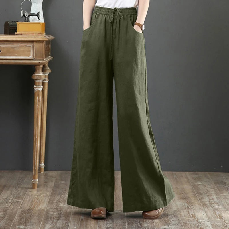 AMAYA COTTON LINEN PANTS (BUY 2 TAKE 1)