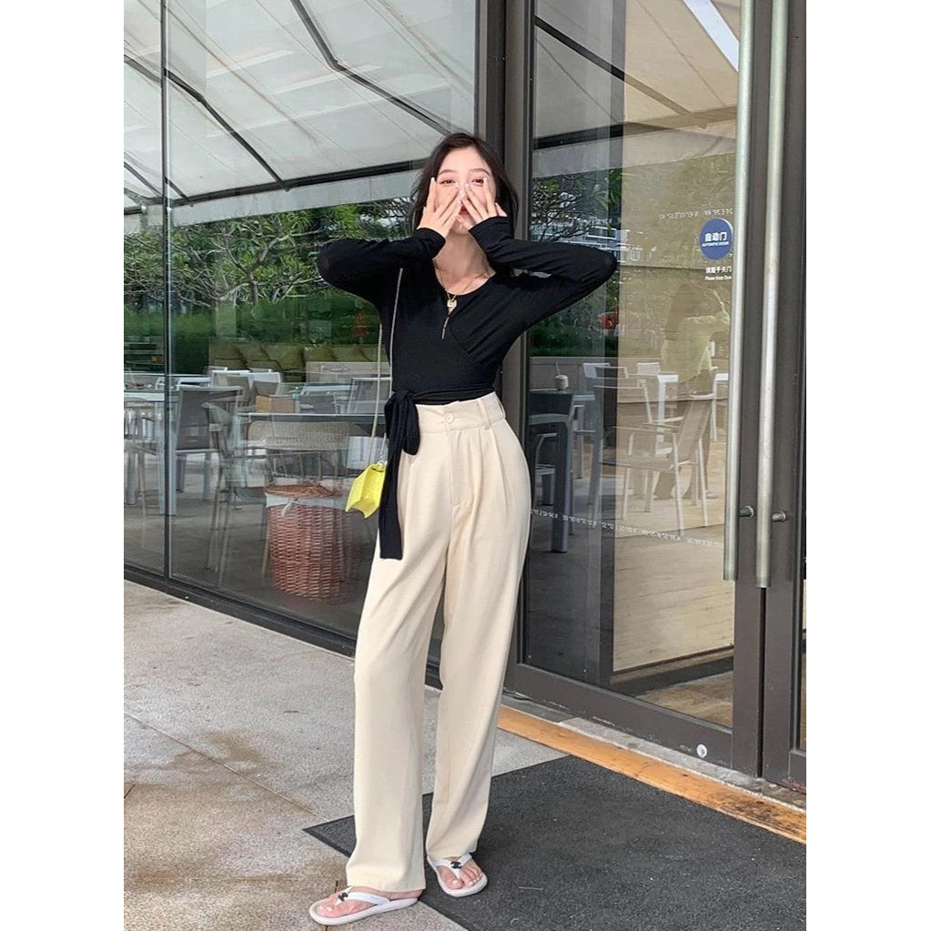 HIGHWAIST KOREAN SLACKS BUY 1 TAKE 1 FREE