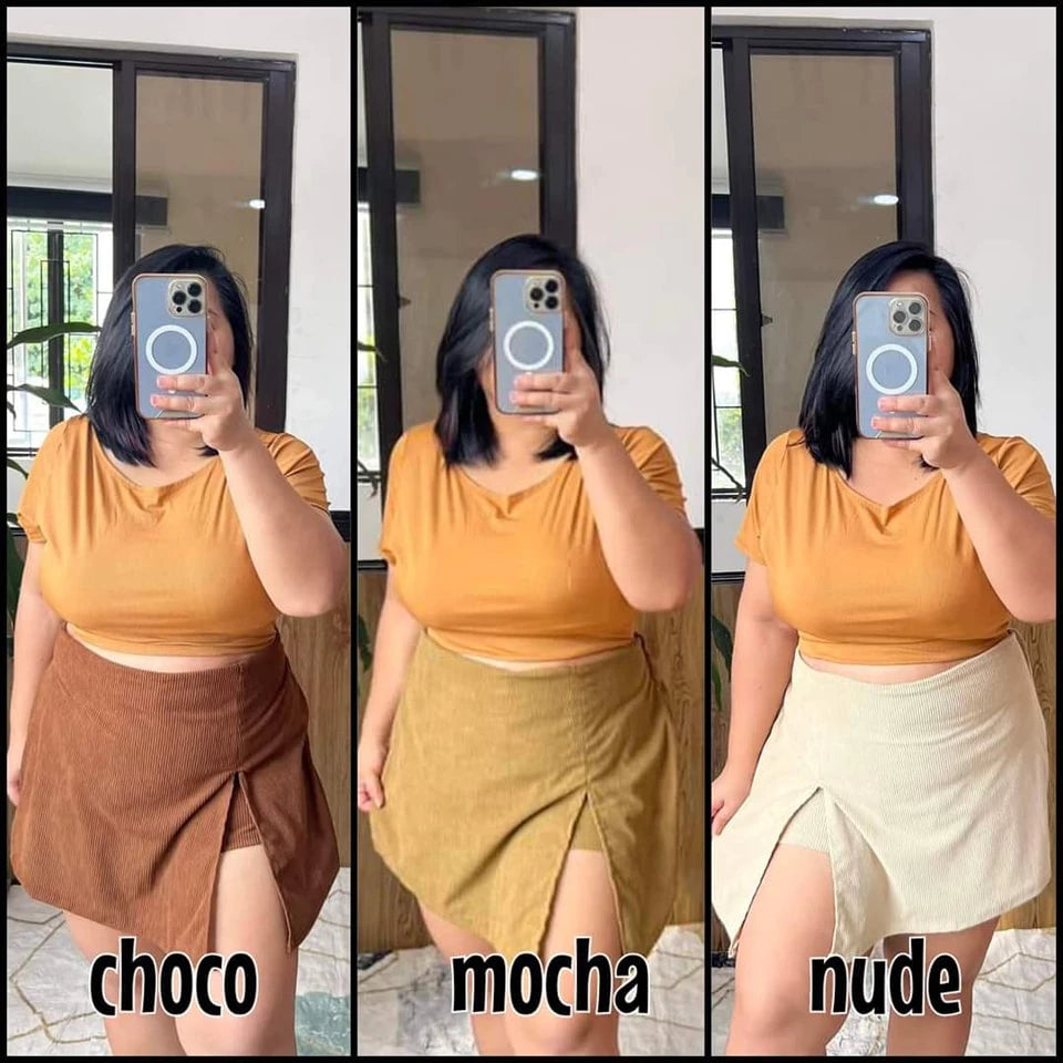 GEORGINA STRETCHABLE CORDUROY SKORT BUY 2 TAKE 1 FREE