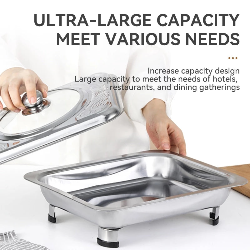 6 SET HOLIDAY PREMIUM FOOD WARMER TRAY BUY 3 TAKE 3 FREE