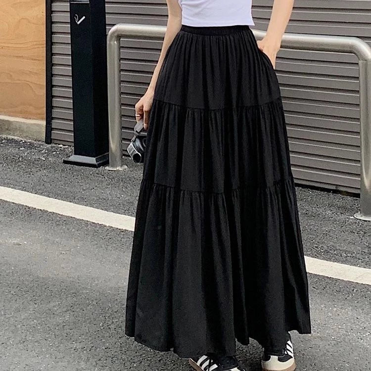 BREATHABLE COTTON MAXI SKIRT (BUY 1 TAKE 1)