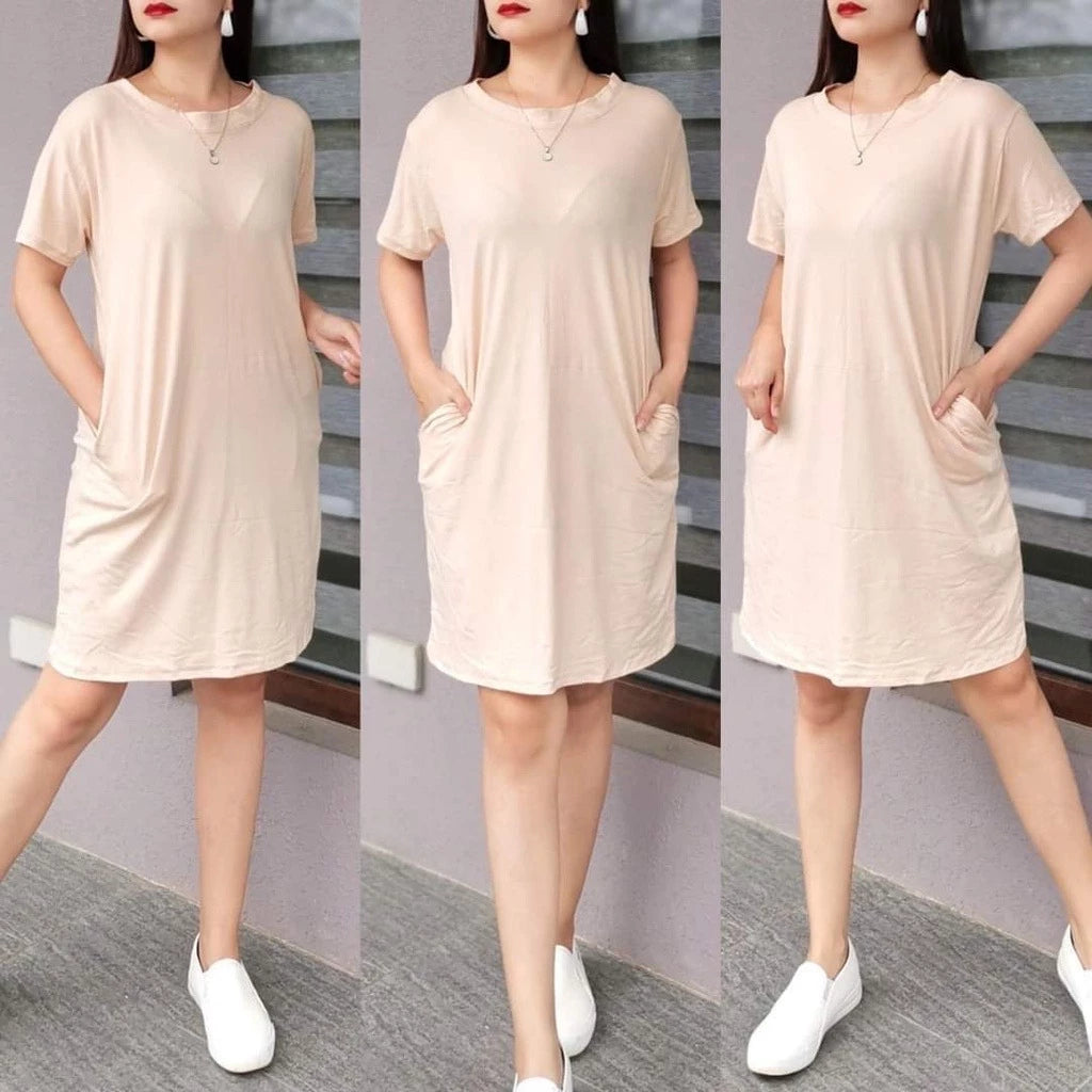 AMANDA BREATHABLE LOOSE DRESS (BUY1TAKE1FREE)