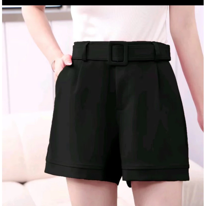 KOREAN FASHION BELTED SHORTS (Buy2Take1FREE)