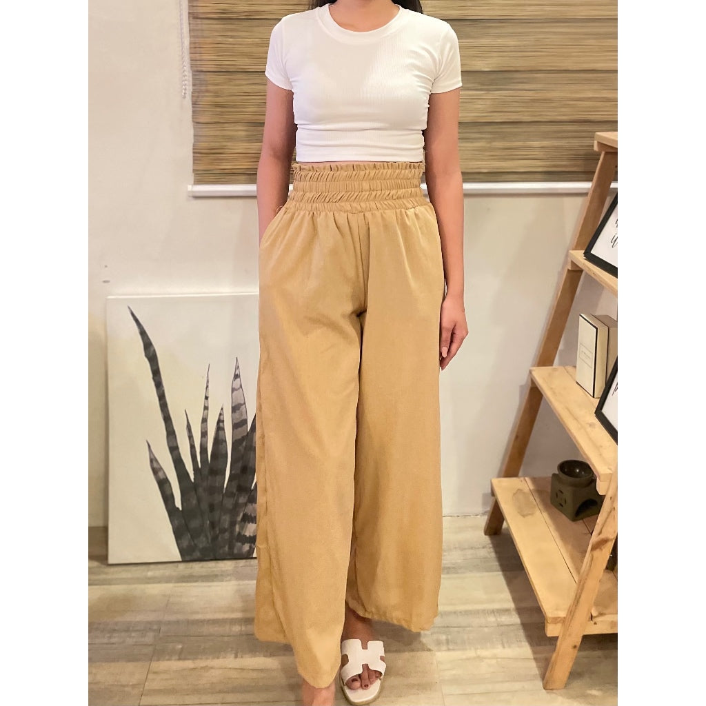 2 in 1 Corset Tummy Control Wide Leg Pants (BUY2TAKE1FREE)