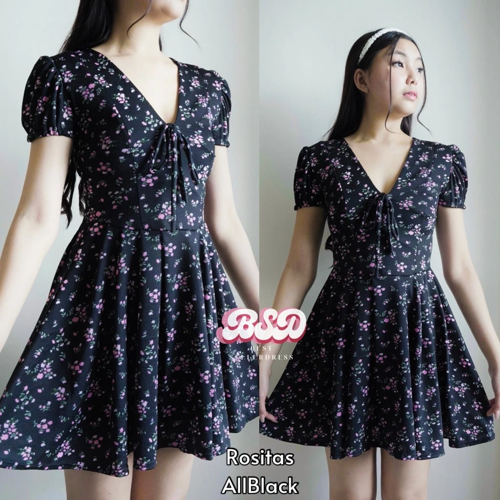 SUN FLORAL COTTON DRESS (Buy1Take1FREE)