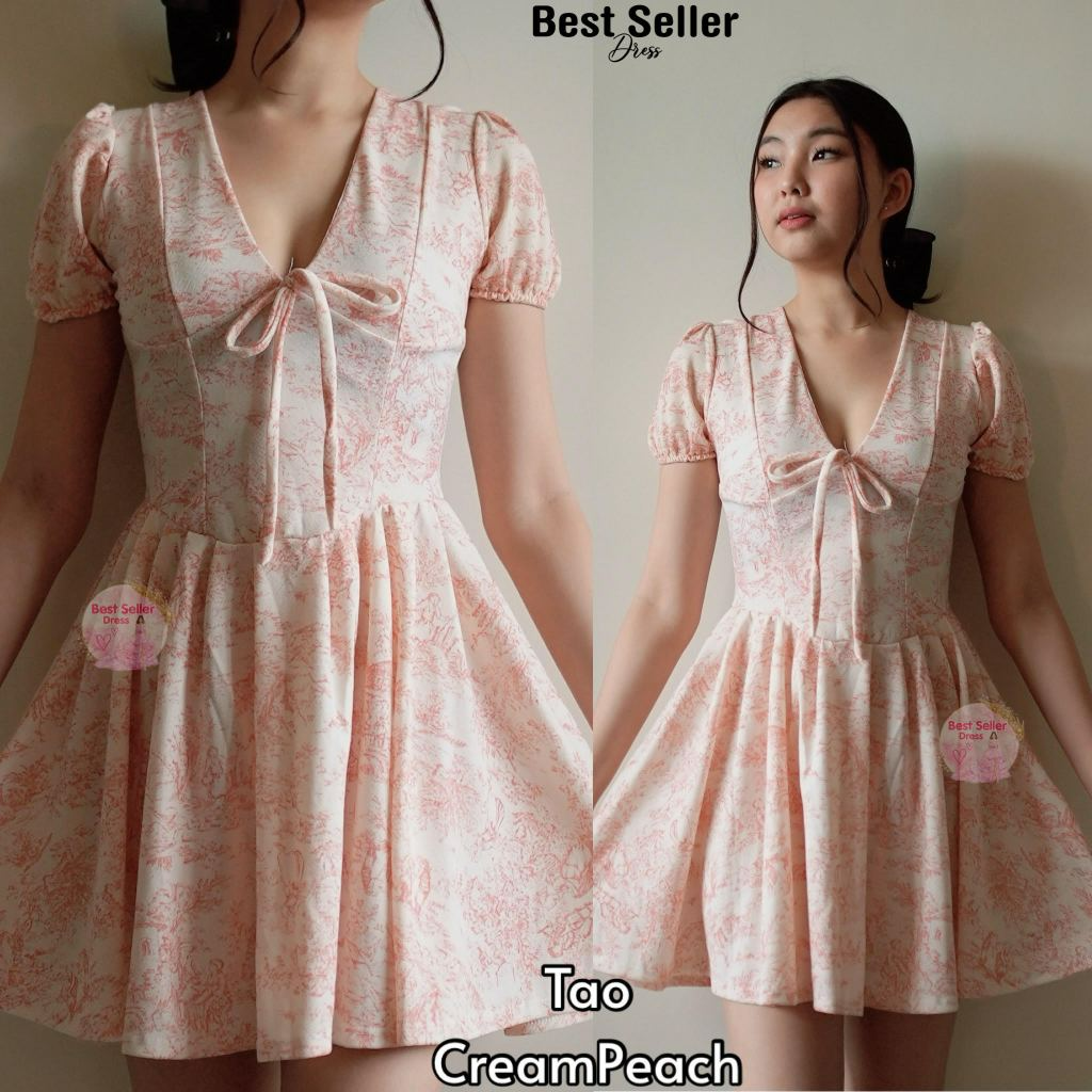 SUN FLORAL COTTON DRESS (Buy1Take1FREE)