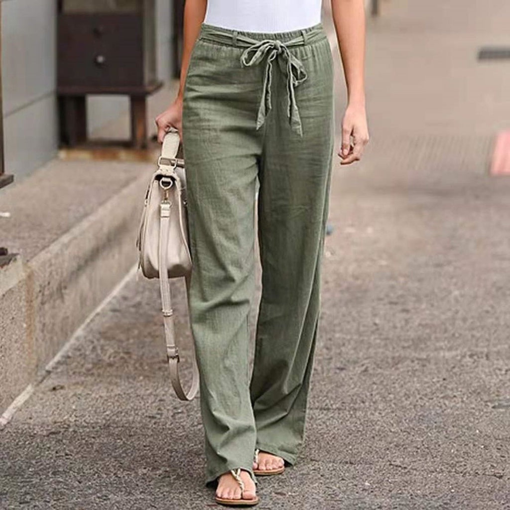 MARIAN BREATHABLE COTTON LINEN PANTS (Buy2 Take1 FREE)