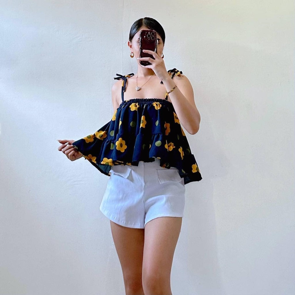 SUMMER FLORAL TOPS STRAPS (BUY 2 TAKE 1)
