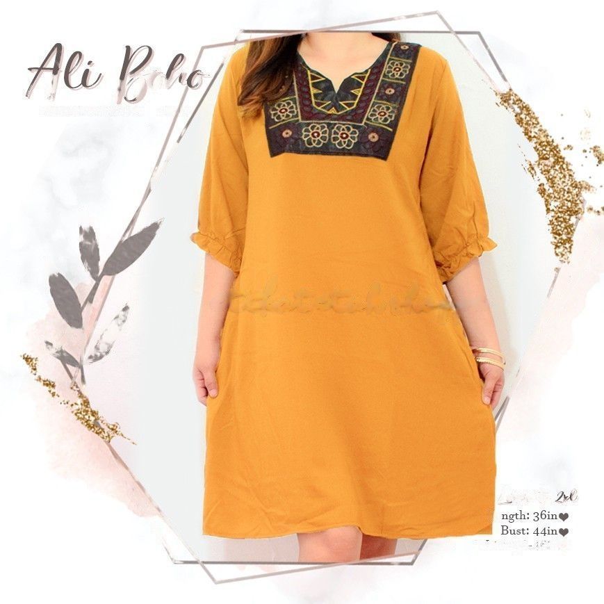 Buy1Take1 Boho Challis Loose Dress
