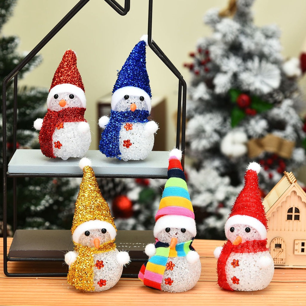 Buy2Take2 LED Colorful Lamp Snowman Christmas Decoration