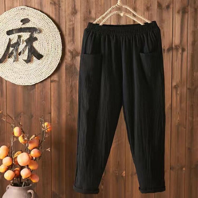 Buy1Take1 2023 New Korean Cotton Linen Trouser