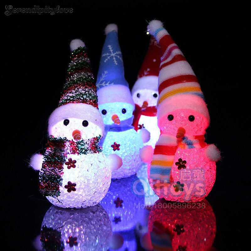 Buy2Take2 LED Colorful Lamp Snowman Christmas Decoration