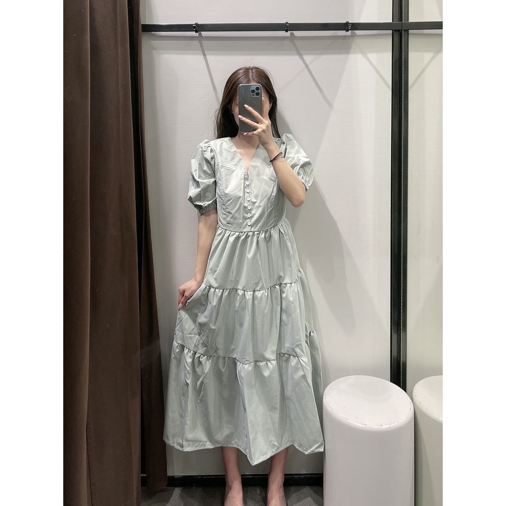 Buy1Take1 Korean Baby Doll Botton Dress