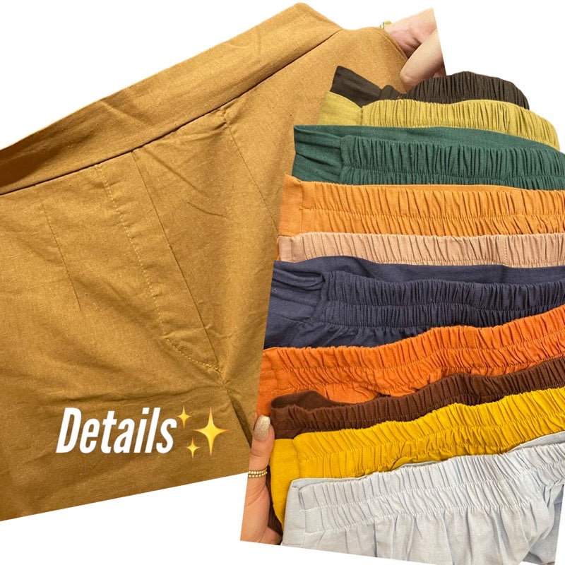 Buy1Take1 Bangkok High Waist Wide Lenght Square Pants