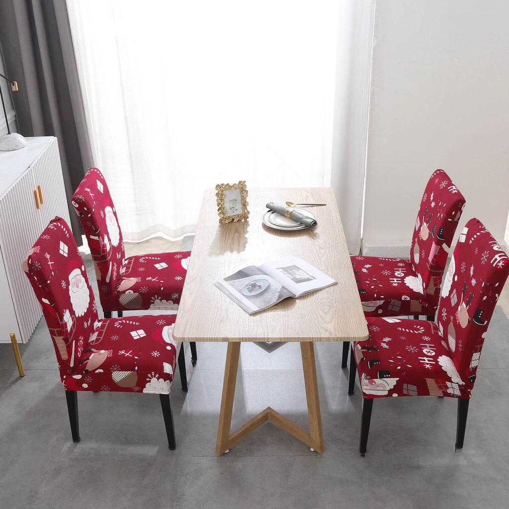 Buy2Take2 Christmas Chair Elastic Cover