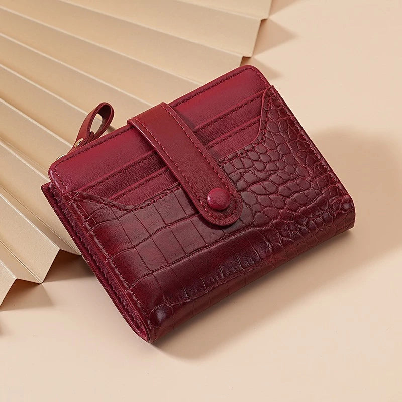 PREMIUM CROCODILE LEATHER FOLD WALLET