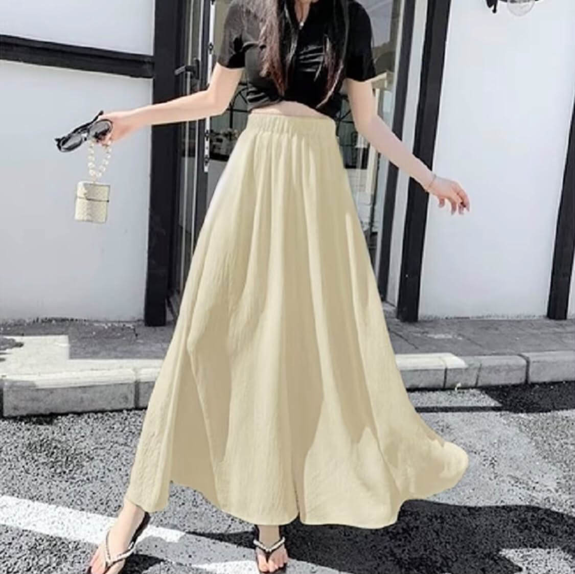 DIANARA LOOSE WIDELEG PANTS (BUY ONE TAKE ONE)