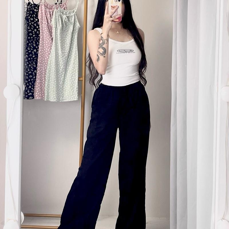 ATASHA COTTON LINEN WIDELEG PANTS  (BUY 1 TAKE 1 FREE)