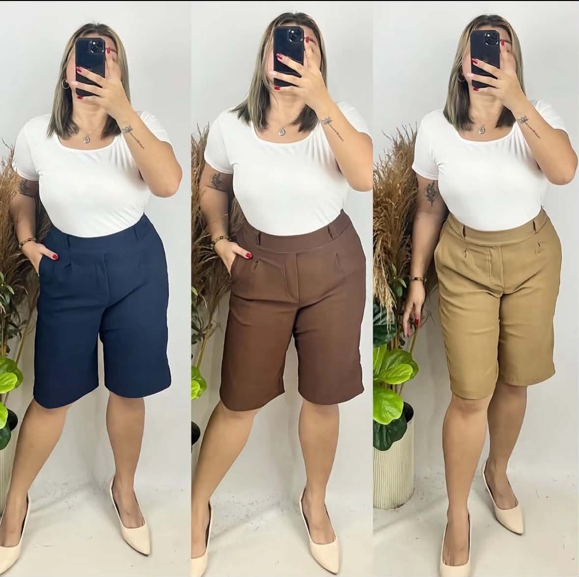 AMIGA Retro Style Bermuda Shorts