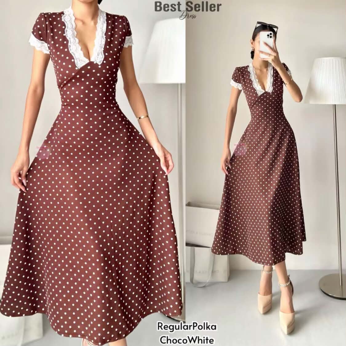 LACE MAXI DRESS (BUY 1 TAKE 1 FREE)