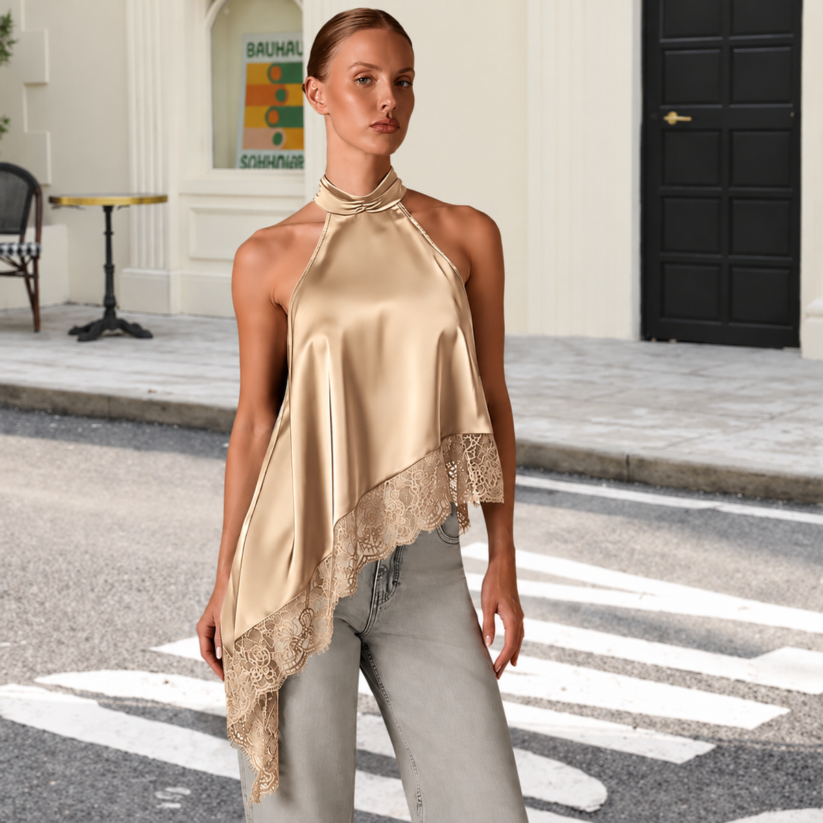 LACE HALTER TOP (BUY 1 TAKE 1)