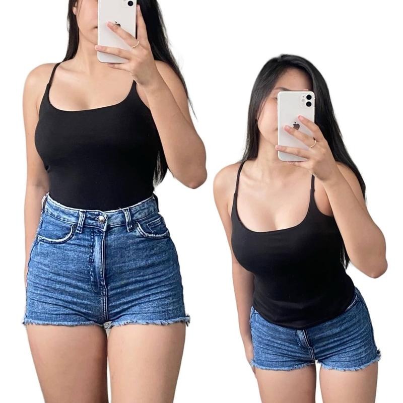 LOUISE PADDED TOPS DOUBLE LINING  (BUY 2 TAKE 1 FREE)