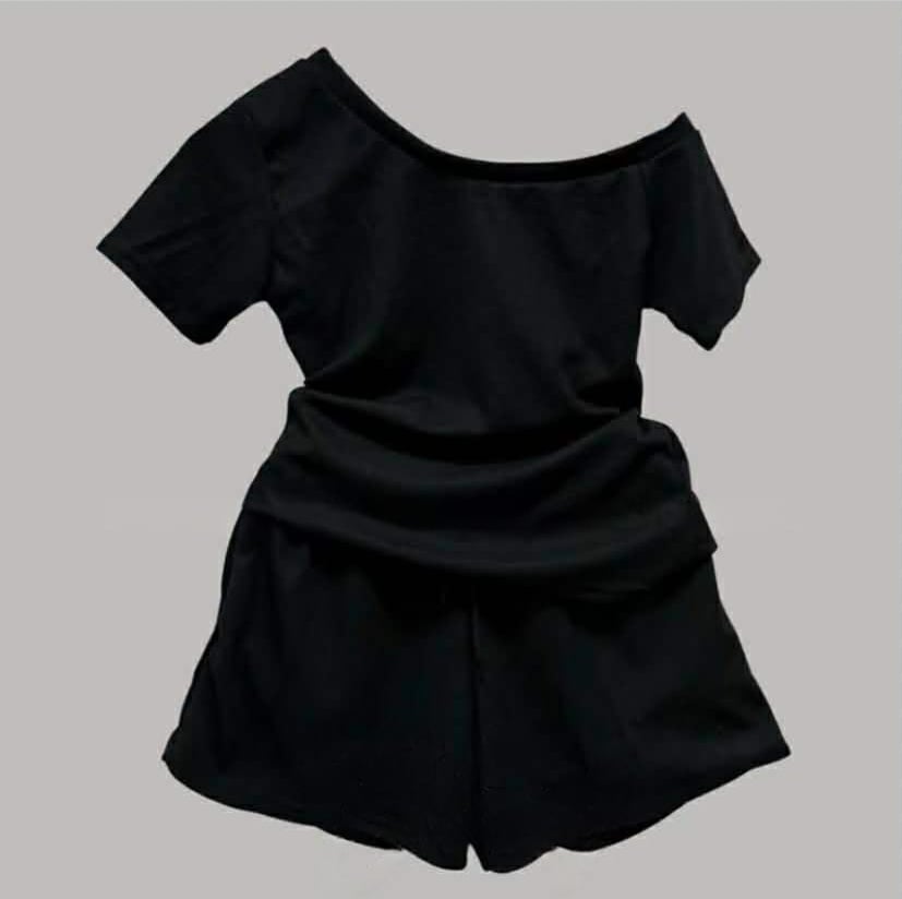 Sabrina Drop Shoulder Top & Terno Shorts (BUY 1 TAKE 1)