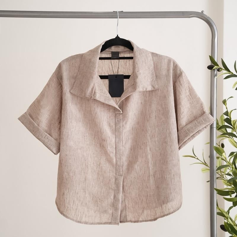 ZARAH POLO PREMIUM LINEN TOP BUY 1 TAKE 1