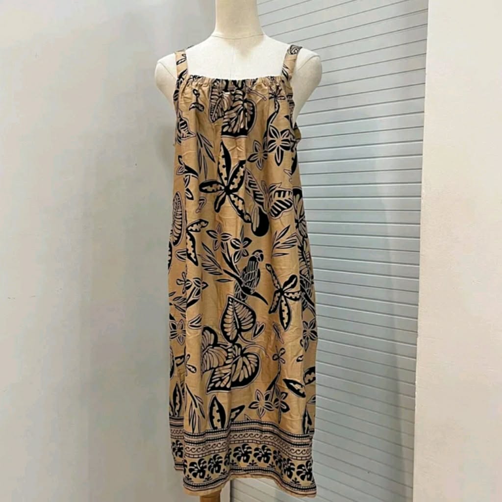 CHARM CHALLIS DASTER DRESS ( BUY 1 TAKE 1 )