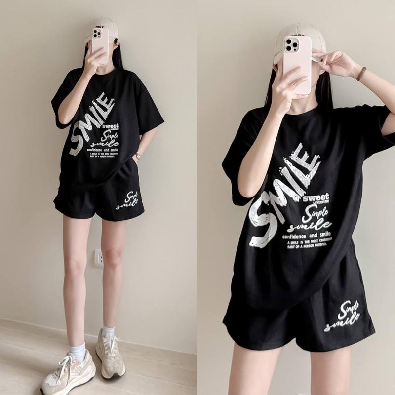 Smile Waffle Terno Top & Short