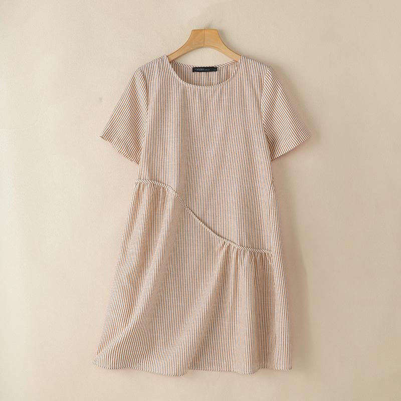 LOOSE KOREAN STRIPE DRESS (BUY 1 TAKE 1 FREE)