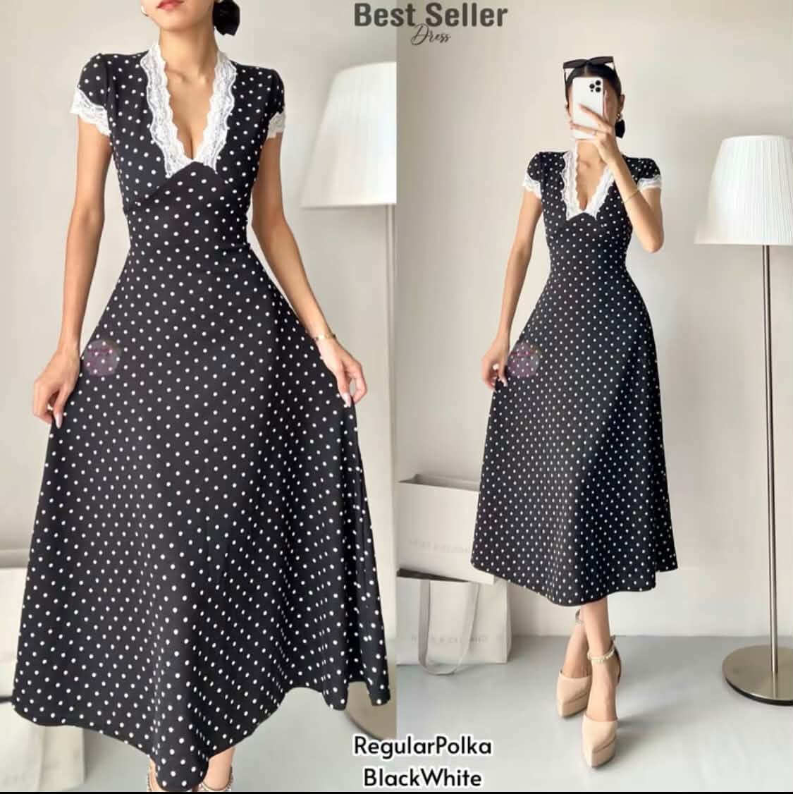 LACE MAXI DRESS (BUY 1 TAKE 1 FREE)