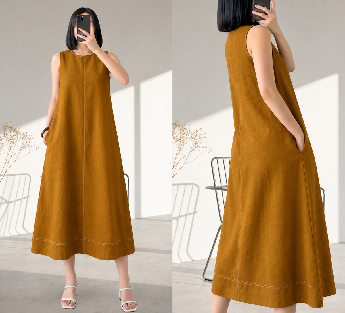 SIENNA MIDI DRESS (BUY 1 TAKE 1)